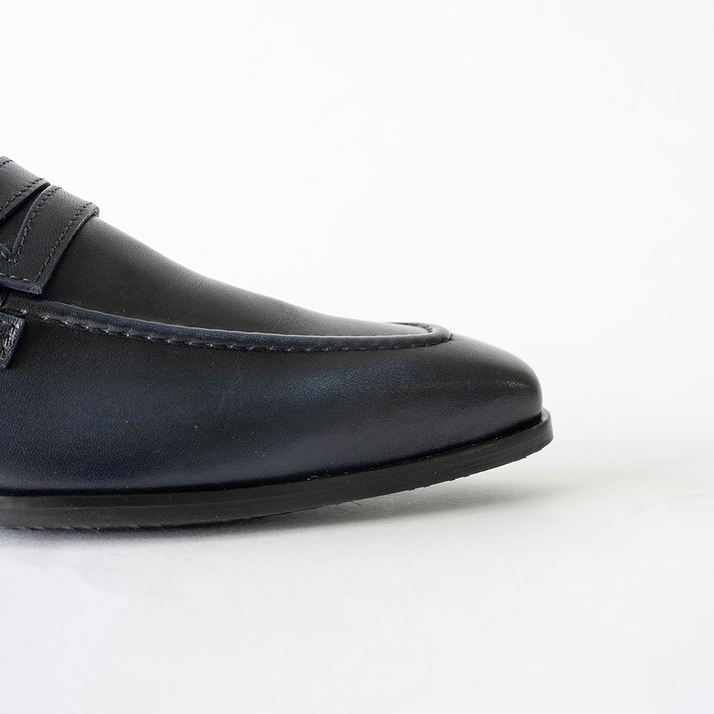 RAMSEY NAVY ローファー ビジネスシューズ