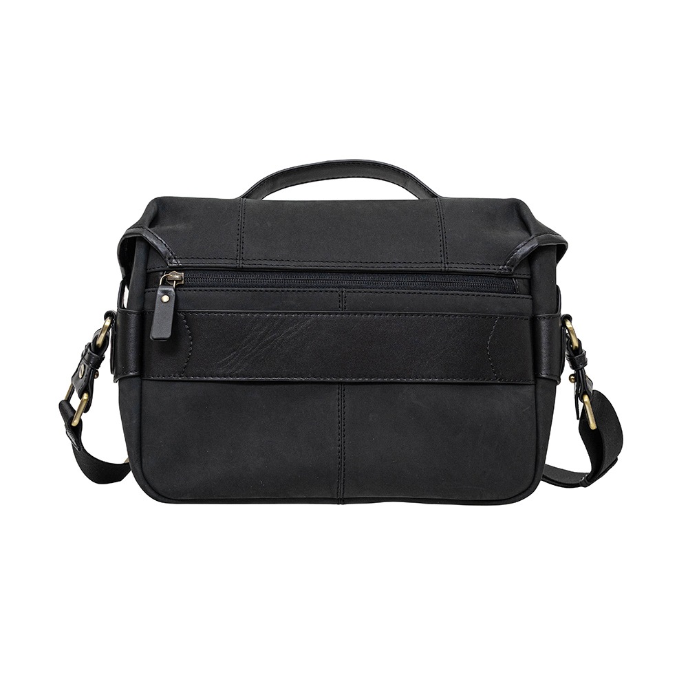 ISLINGTON MATTE BLACK ヌバック ショルダーバッグ