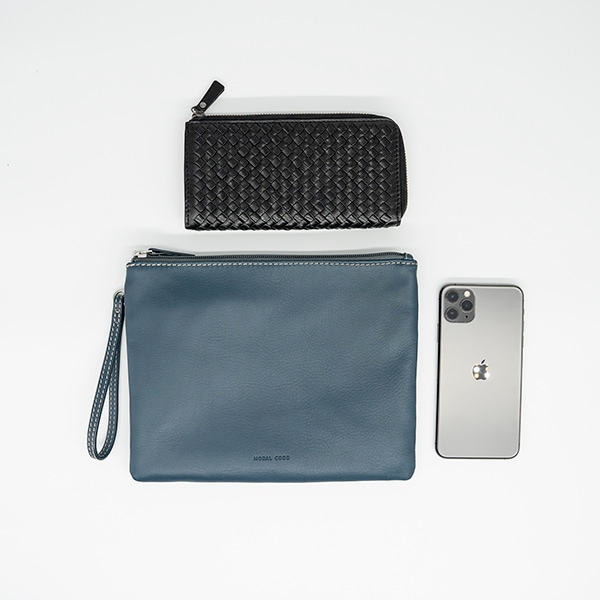 MILAN DENIM 軽量レザーサコッシュ