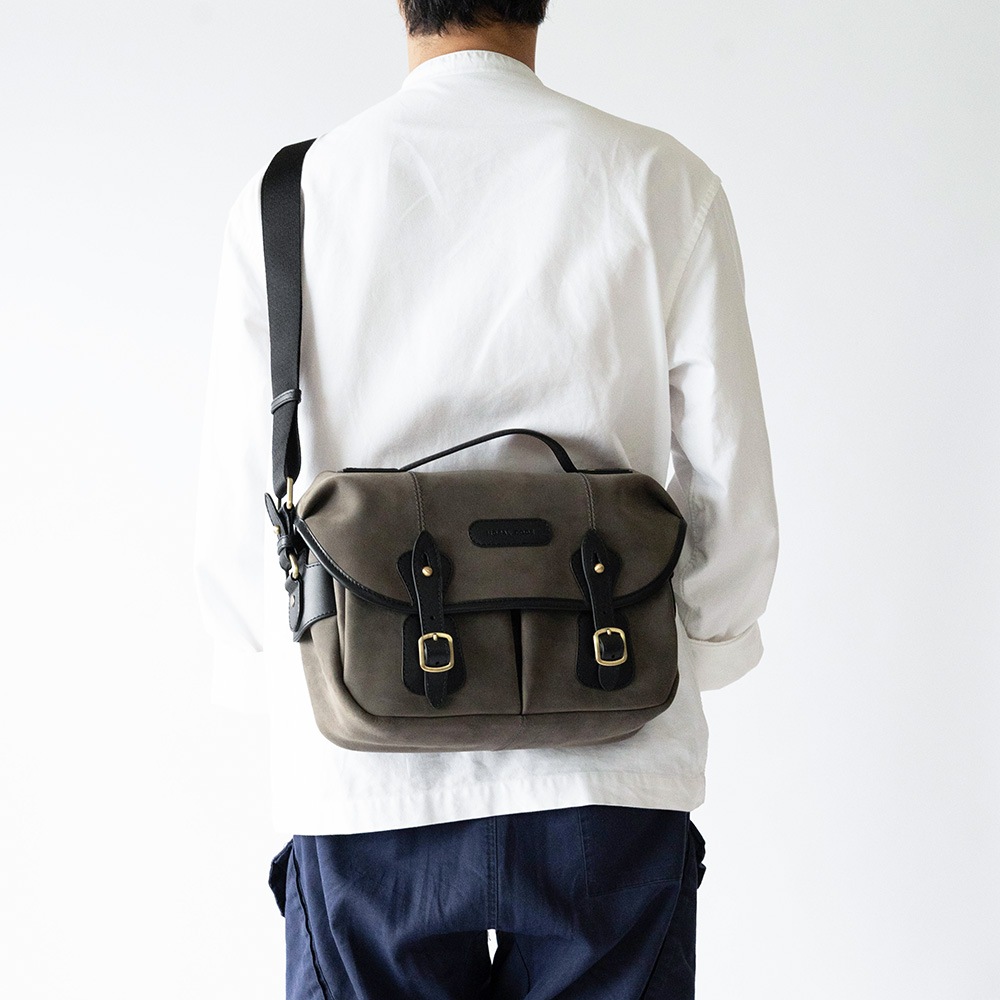 ISLINGTON GRAY ヌバック ショルダーバッグ