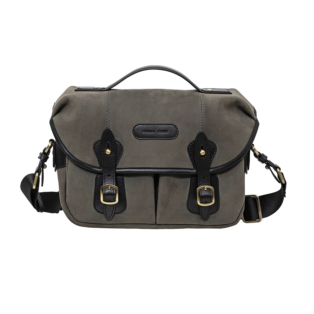 ISLINGTON GRAY ヌバック ショルダーバッグ