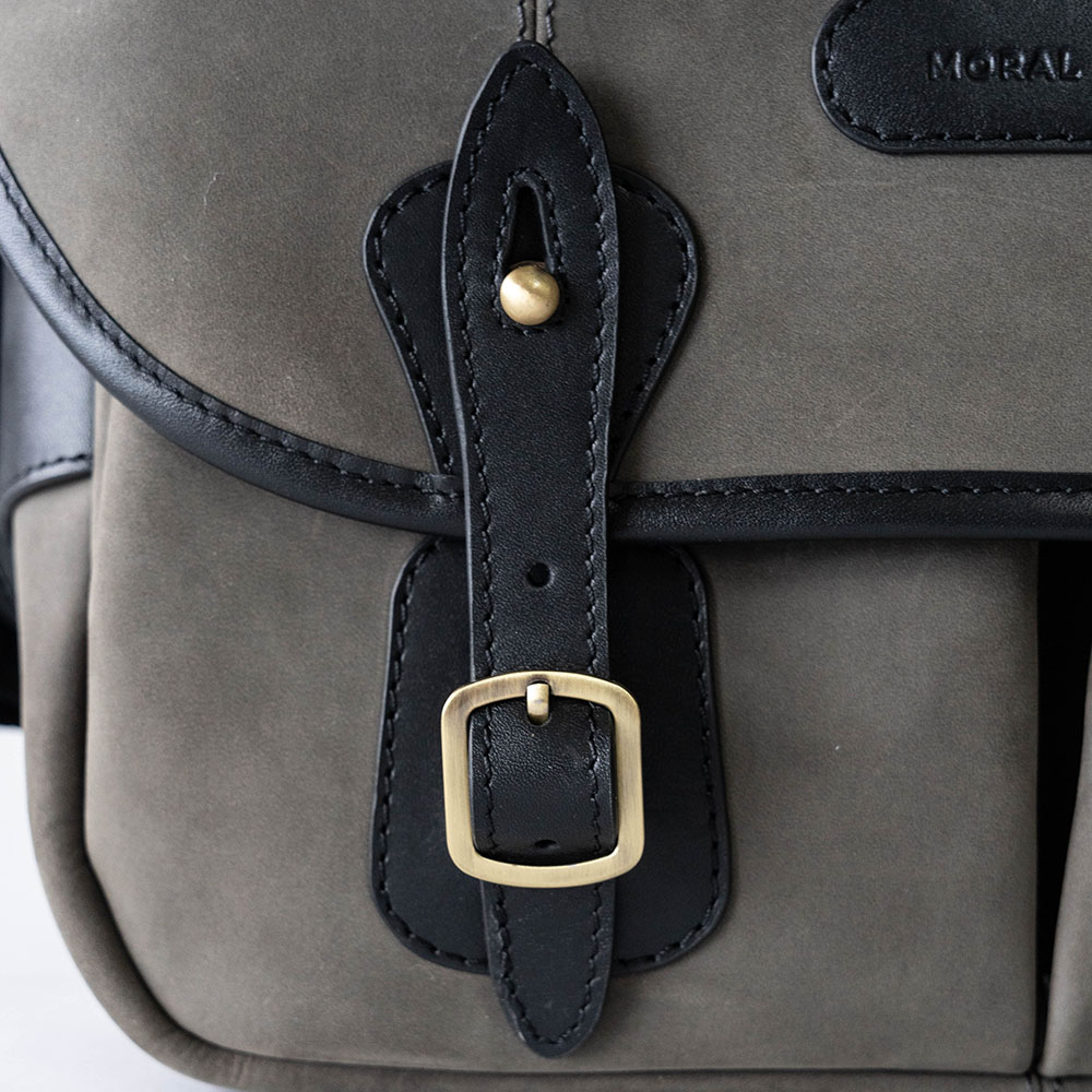 ISLINGTON GRAY ヌバック ショルダーバッグ