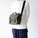 ISLINGTON GRAY ヌバック ショルダーバッグ