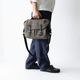 ISLINGTON GRAY ヌバック ショルダーバッグ