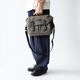 ISLINGTON GRAY ヌバック ショルダーバッグ
