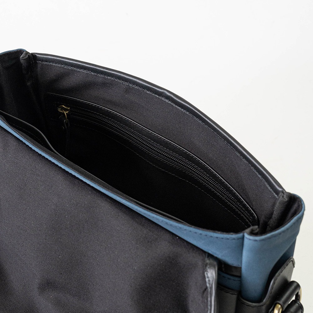 ISLINGTON DENIM ヌバック ショルダーバッグ