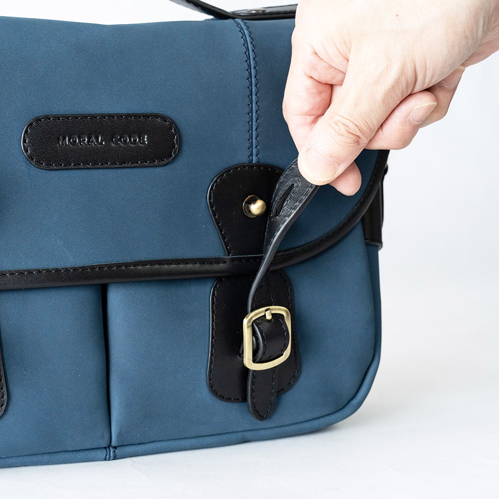 ISLINGTON DENIM ヌバック ショルダーバッグ