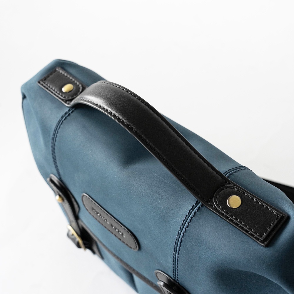 ISLINGTON DENIM ヌバック ショルダーバッグ