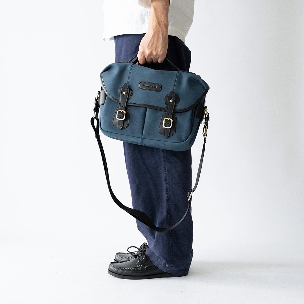 ISLINGTON DENIM ヌバック ショルダーバッグ