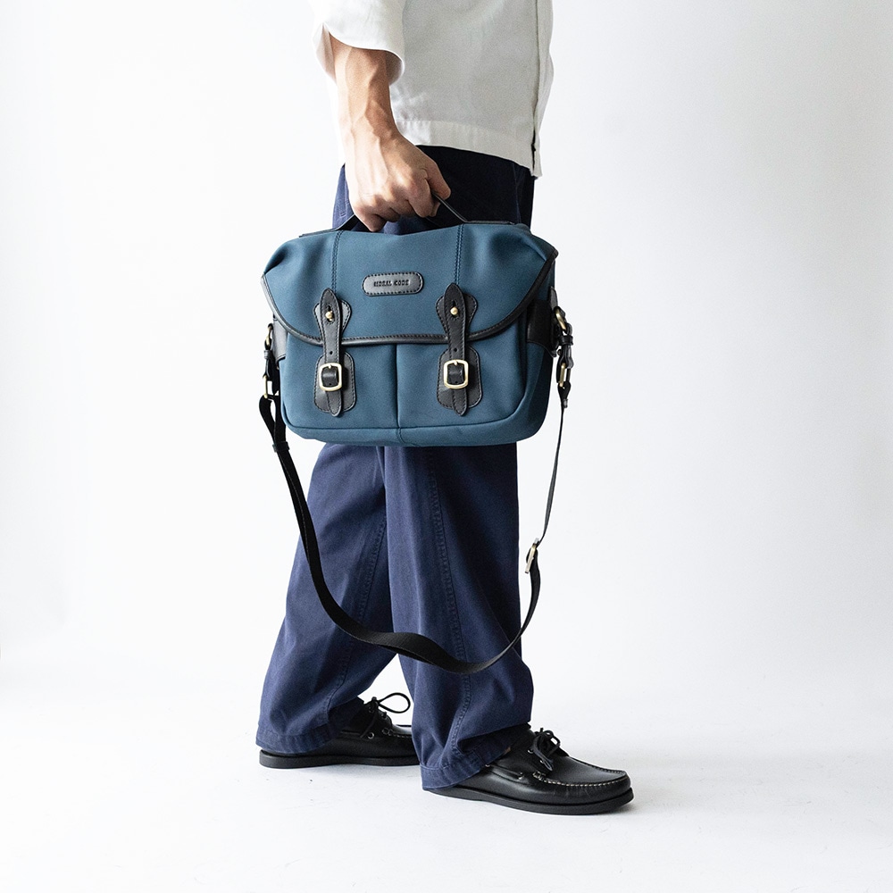 ISLINGTON DENIM ヌバック ショルダーバッグ