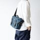 ISLINGTON DENIM ヌバック ショルダーバッグ