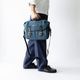 ISLINGTON DENIM ヌバック ショルダーバッグ