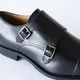 WINDSOR BLACK ダブルモンクストラップ グッドイヤーウェルト