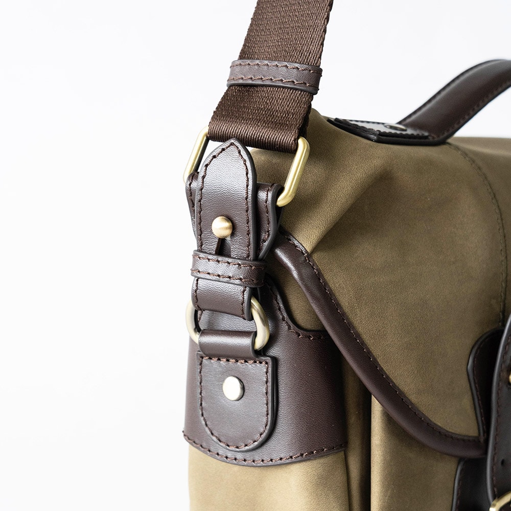 ISLINGTON MILITARY GREEN ヌバック ショルダーバッグ