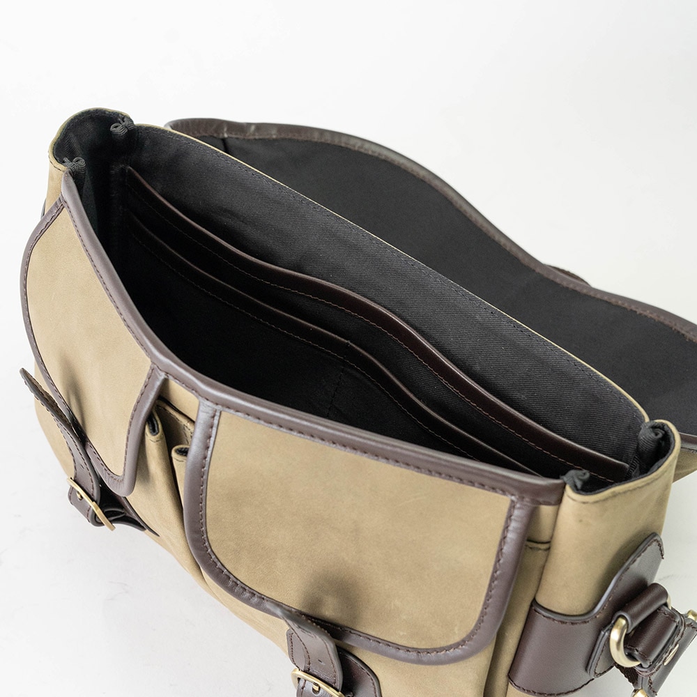 ISLINGTON MILITARY GREEN ヌバック ショルダーバッグ