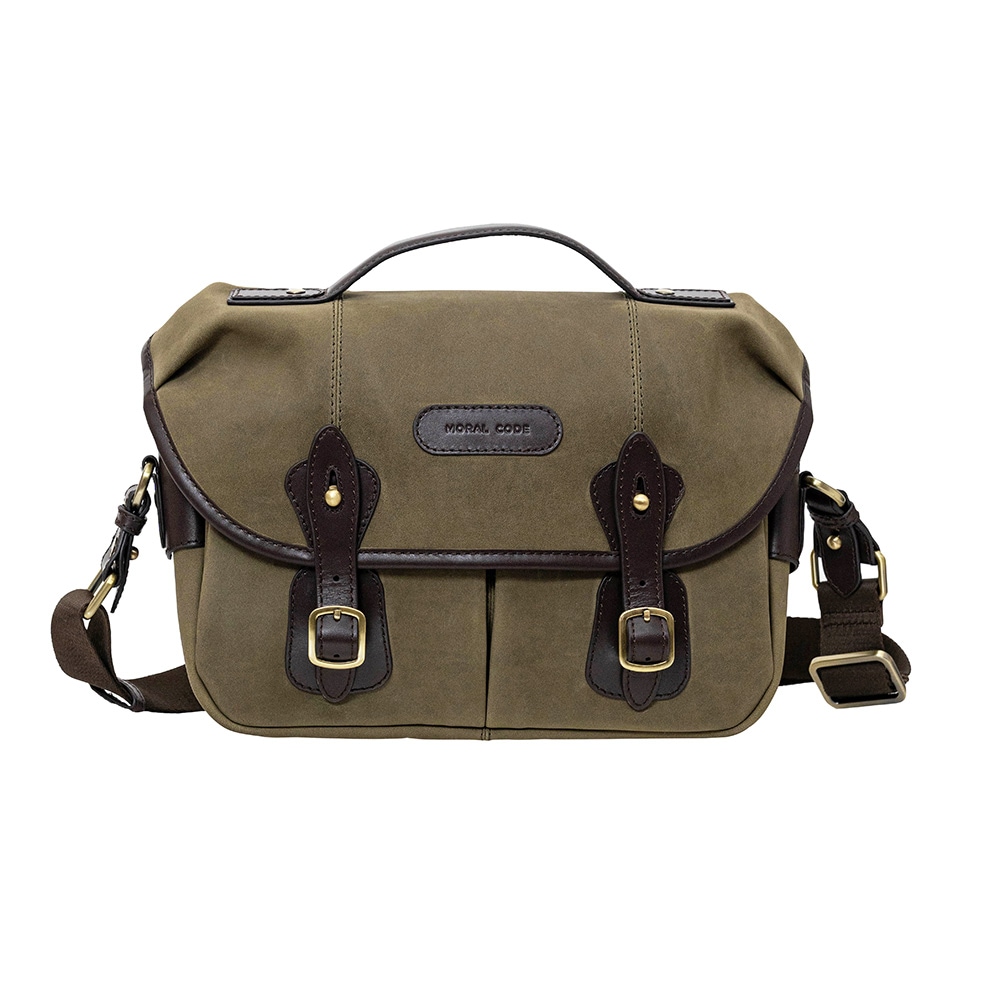 ISLINGTON MILITARY GREEN ヌバック ショルダーバッグ