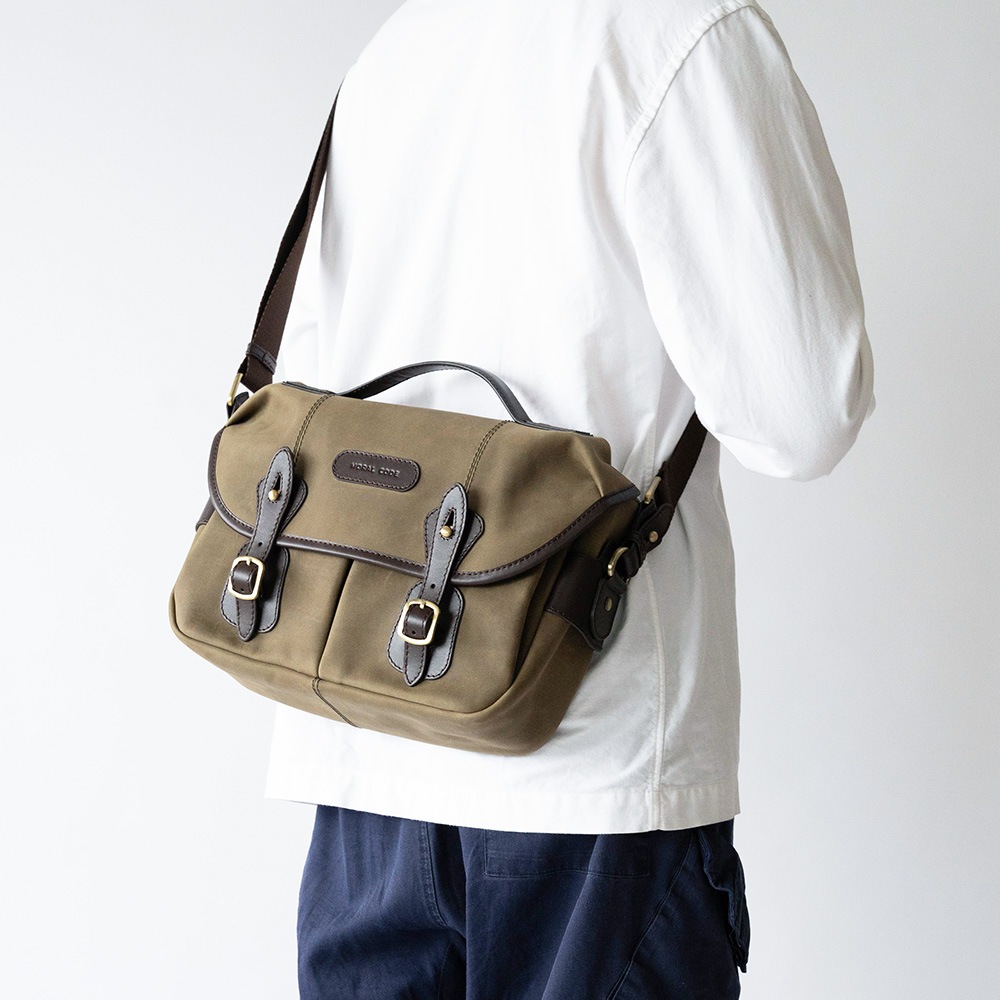 ISLINGTON MILITARY GREEN ヌバック ショルダーバッグ