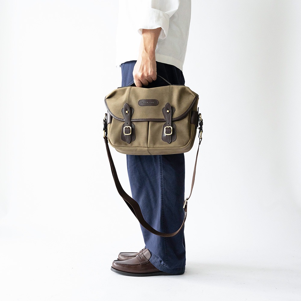 ISLINGTON MILITARY GREEN ヌバック ショルダーバッグ