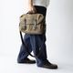 ISLINGTON MILITARY GREEN ヌバック ショルダーバッグ