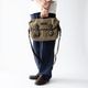 ISLINGTON MILITARY GREEN ヌバック ショルダーバッグ
