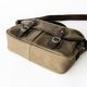 ISLINGTON MILITARY GREEN ヌバック ショルダーバッグ