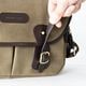 ISLINGTON MILITARY GREEN ヌバック ショルダーバッグ