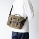 ISLINGTON MILITARY GREEN ヌバック ショルダーバッグ