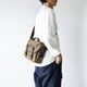 ISLINGTON MILITARY GREEN ヌバック ショルダーバッグ