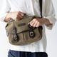 ISLINGTON MILITARY GREEN ヌバック ショルダーバッグ
