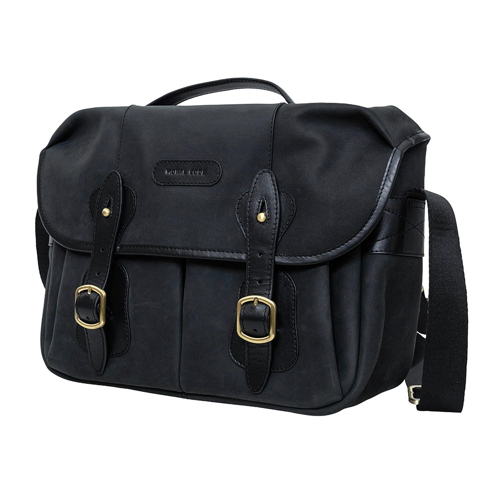 NORWICH MATTE BLACK ヌバック ショルダーバッグ