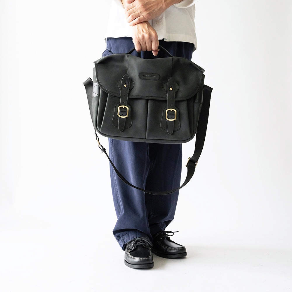 NORWICH MATTE BLACK ヌバック ショルダーバッグ