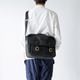 NORWICH MATTE BLACK ヌバック ショルダーバッグ