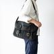 NORWICH MATTE BLACK ヌバック ショルダーバッグ