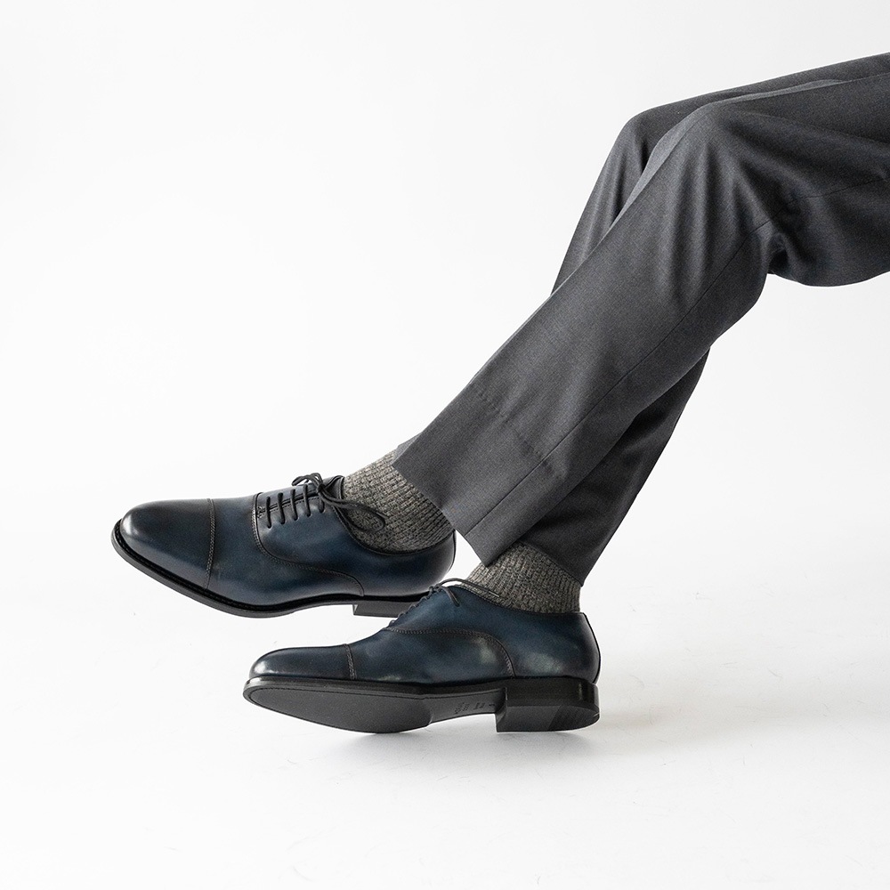 CORDWAINER NAVY 内羽根 グッドイヤーウェルト