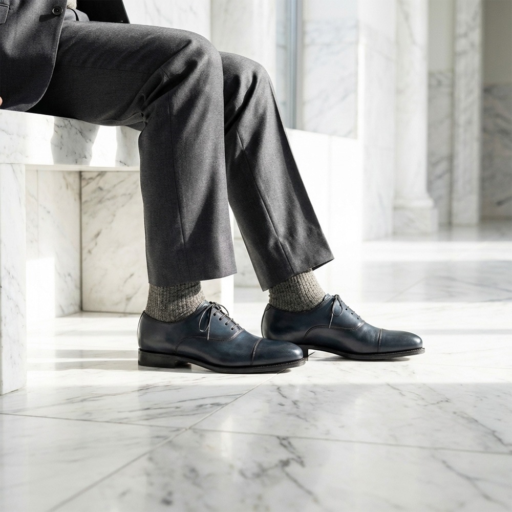 CORDWAINER NAVY 内羽根 グッドイヤーウェルト