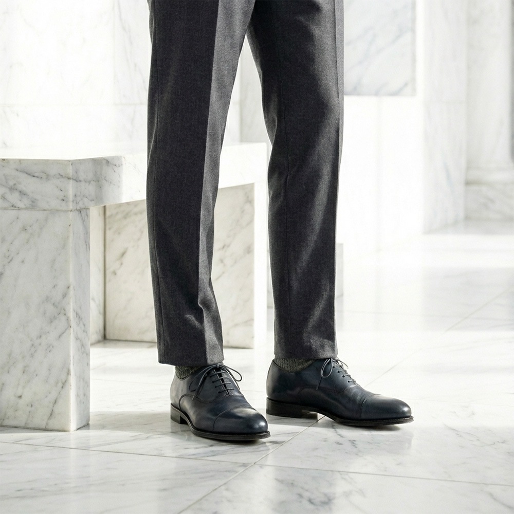 CORDWAINER NAVY 内羽根 グッドイヤーウェルト