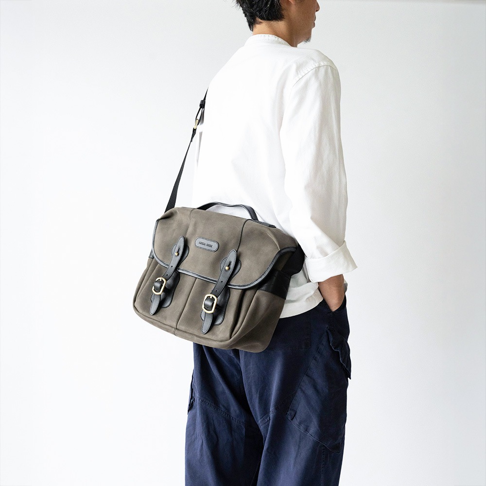 NORWICH GRAY ヌバック ショルダーバッグ
