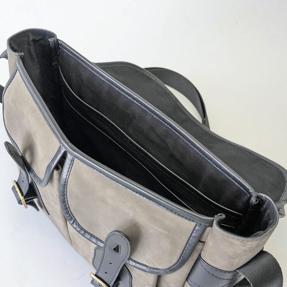NORWICH GRAY ヌバック ショルダーバッグ