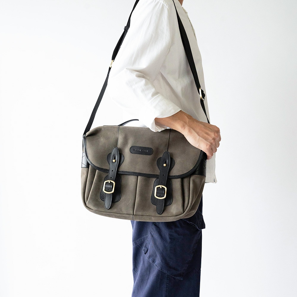 NORWICH GRAY ヌバック ショルダーバッグ