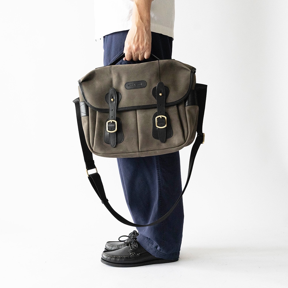 NORWICH GRAY ヌバック ショルダーバッグ