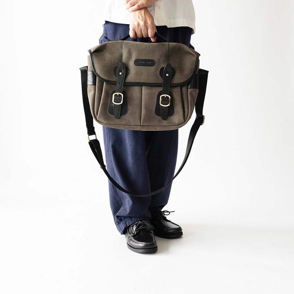 NORWICH GRAY ヌバック ショルダーバッグ