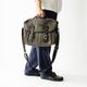 NORWICH GRAY ヌバック ショルダーバッグ