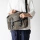 NORWICH GRAY ヌバック ショルダーバッグ