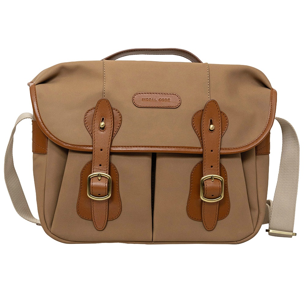 NORWICH BEIGE ヌバック ショルダーバッグ
