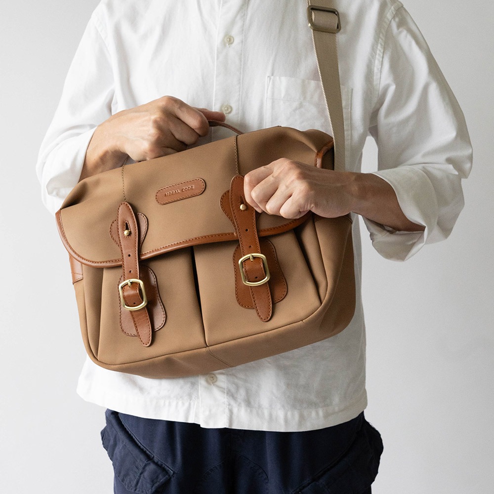 NORWICH BEIGE ヌバック ショルダーバッグ