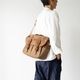 NORWICH BEIGE ヌバック ショルダーバッグ