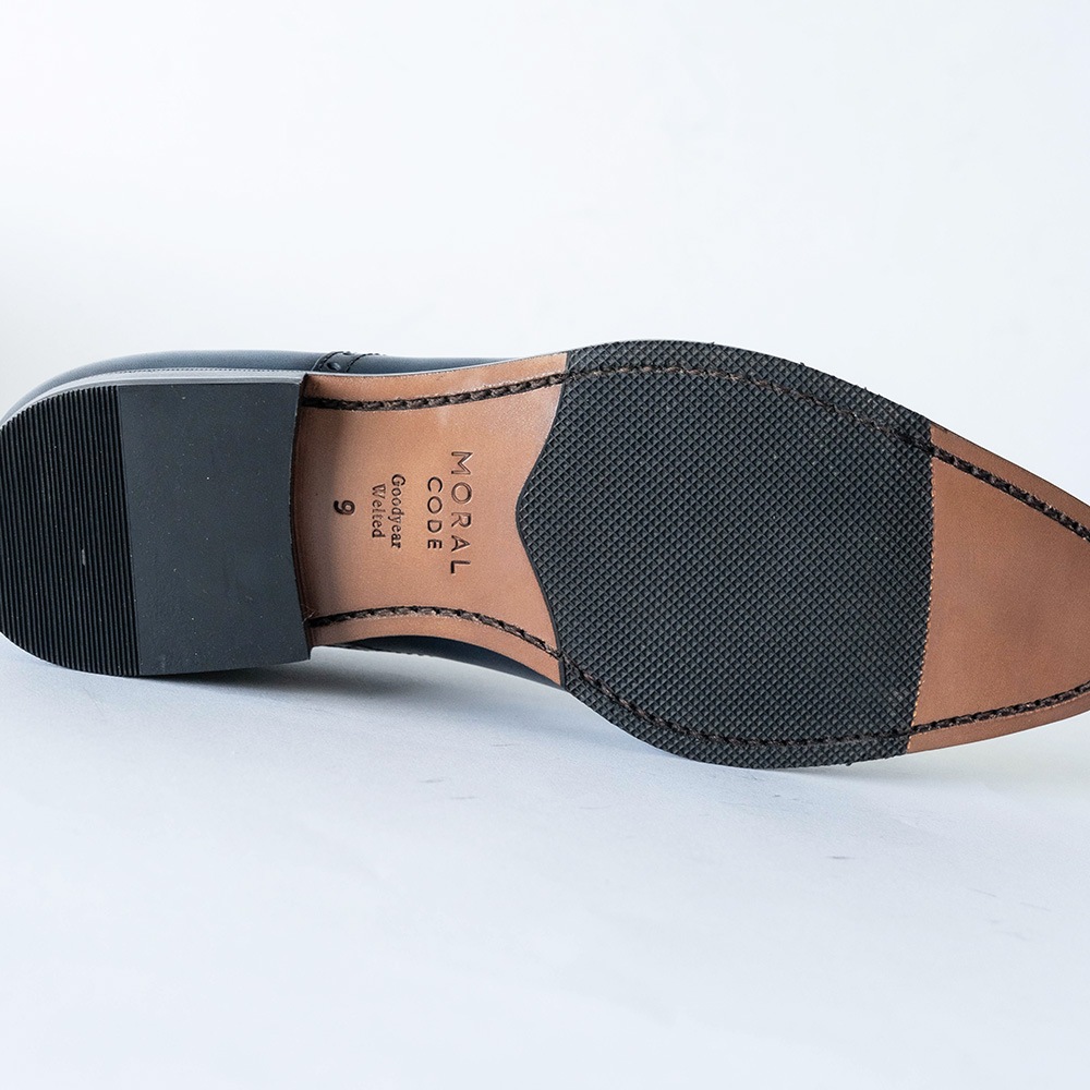 AARON NAVY 内羽根 グッドイヤーウェルト