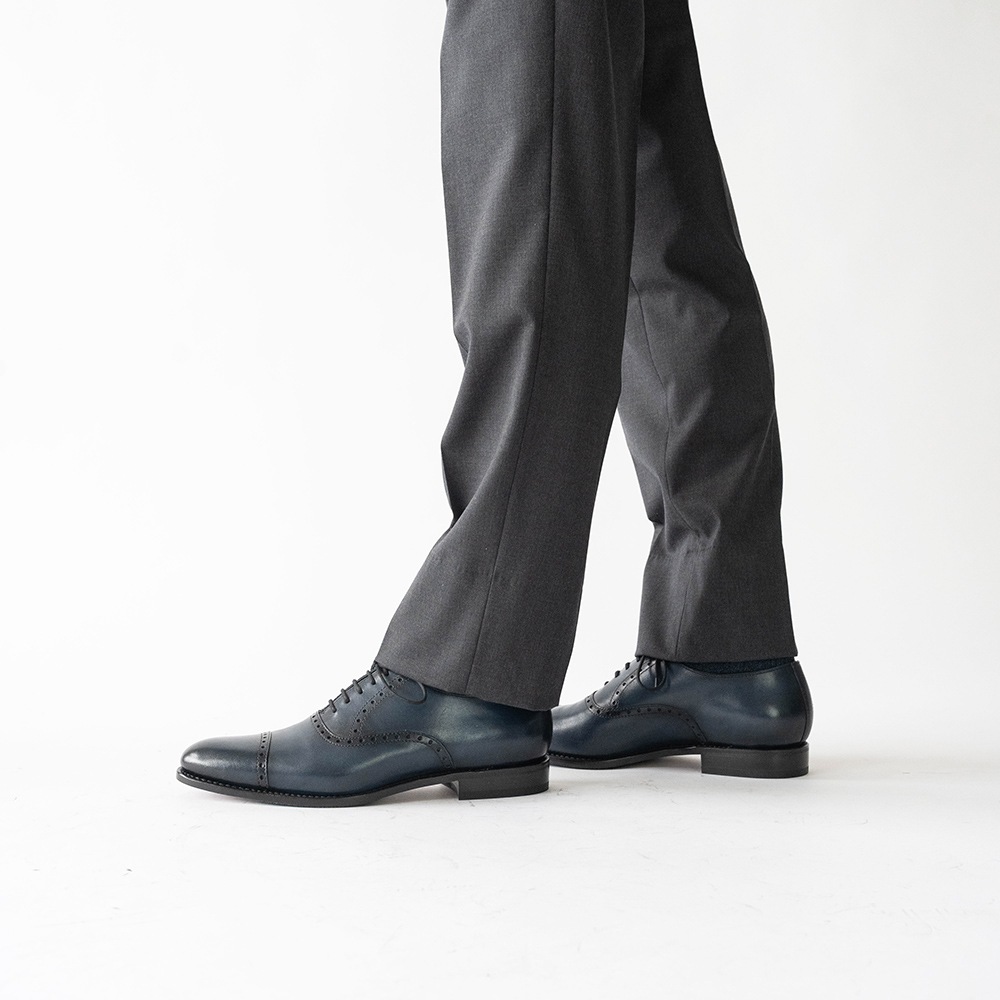 AARON NAVY 内羽根 グッドイヤーウェルト