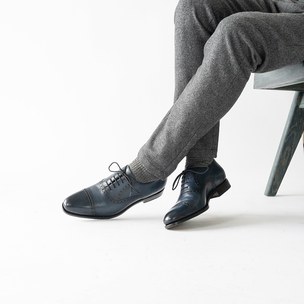 AARON NAVY 内羽根 グッドイヤーウェルト