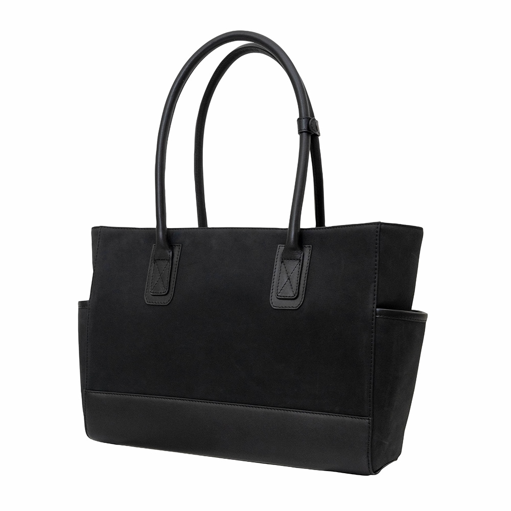 LAWRENCE MATTE BLACK ヌバック トートバッグ